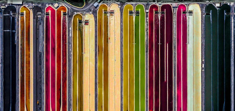 Illustration for article titled These Stunning Geometric Patterns Were Created From Google Earth Images